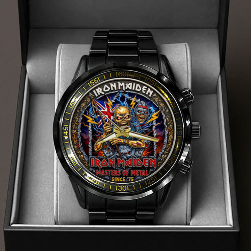 Iron Maiden Black Stainless Steel Watch – HOATT19310