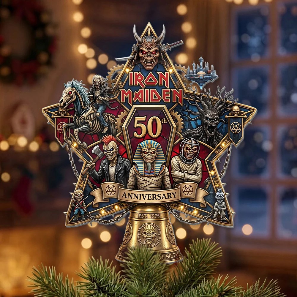 Iron Maiden Christmas Tree Topper – TMTHU9683