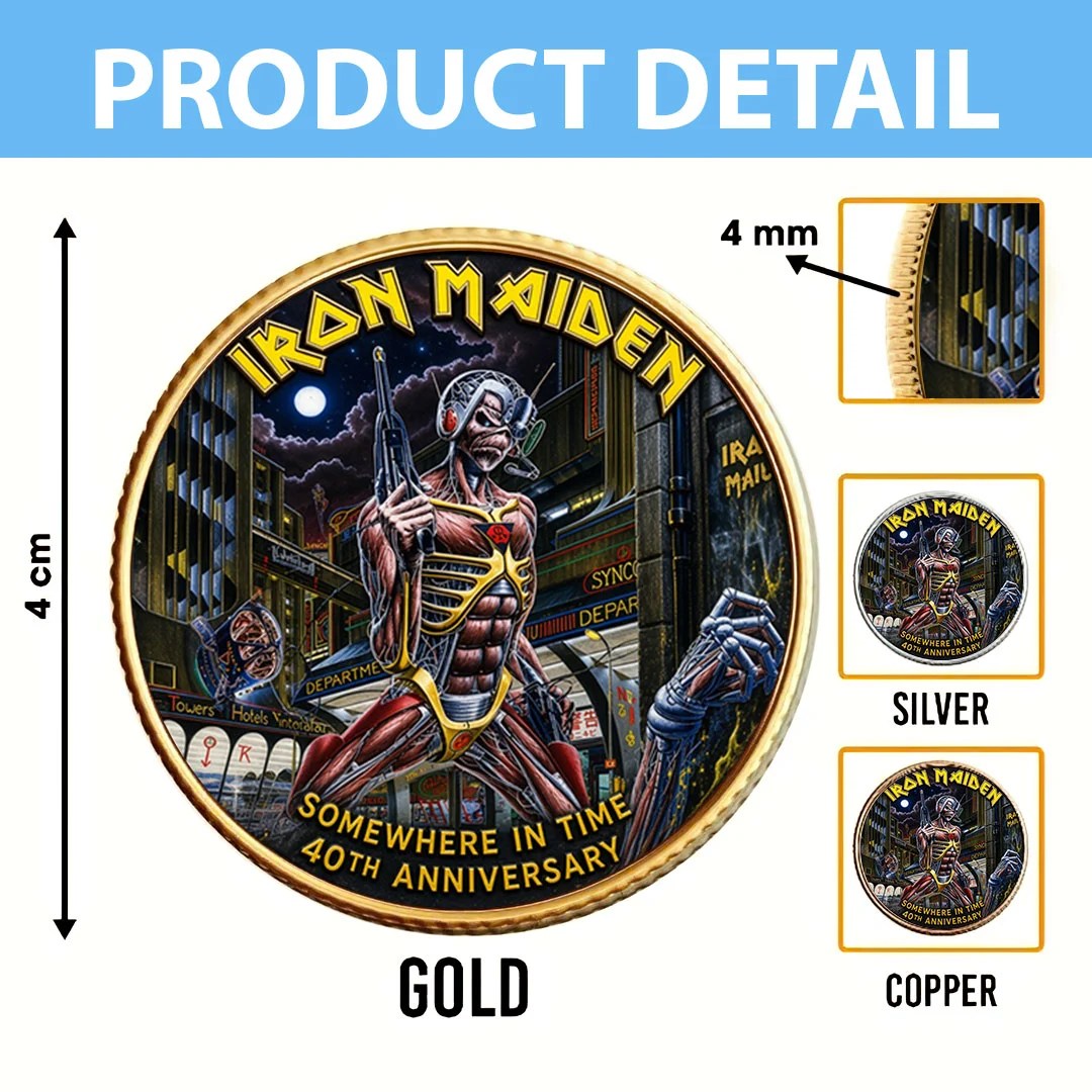 Iron Maiden Commemorative Coin – TMTHU9041