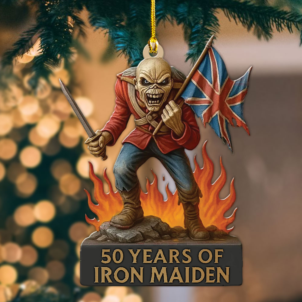 Iron Maiden Custom Shape 2-sided Acrylic Ornament – MAITM13939