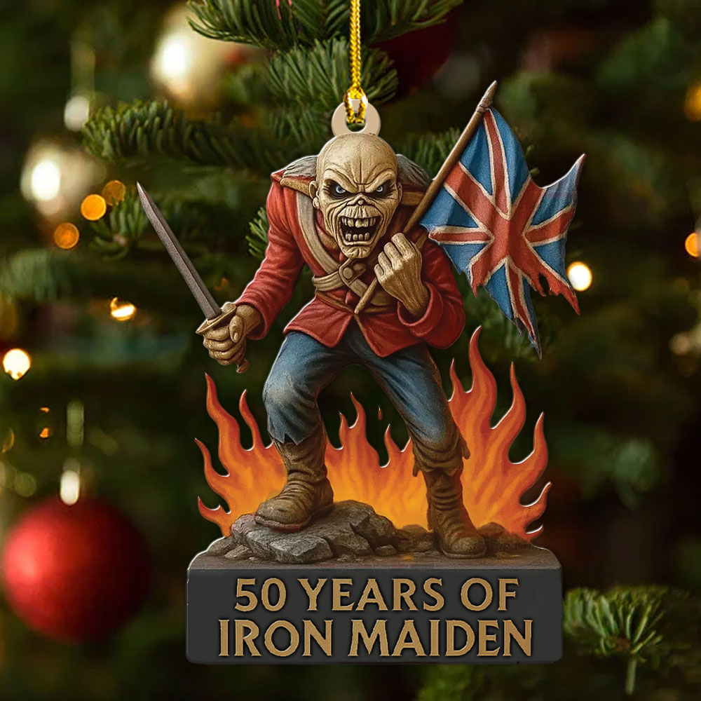Iron Maiden Custom Shape 2-sided Acrylic Ornament – MAITM13939