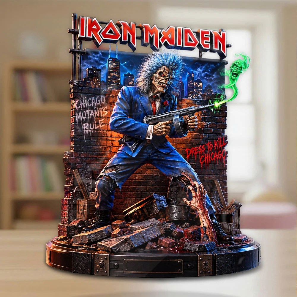 Iron Maiden Custom Shape Acrylic Plaque – TANTN25779