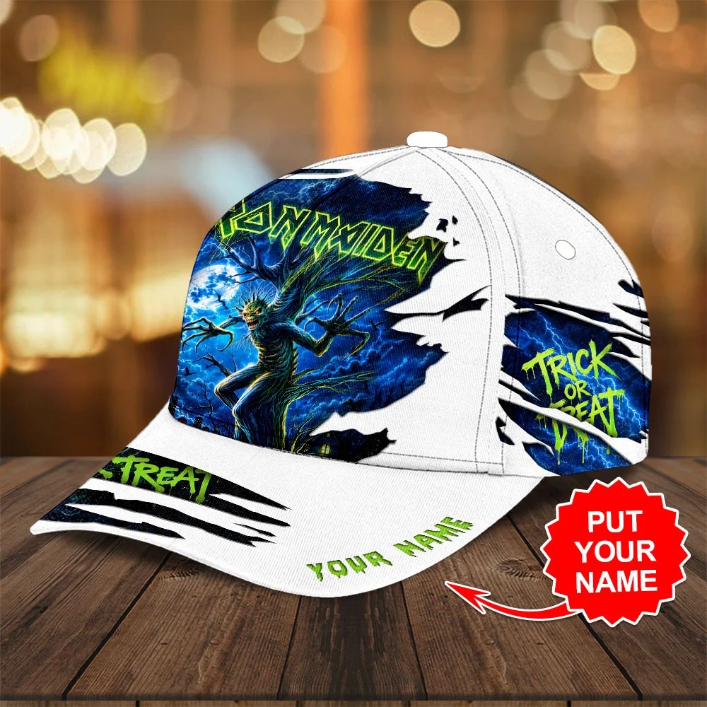 Personalized Iron Maiden Fear of the Dark Halloween Classic Cap – TANTN26010