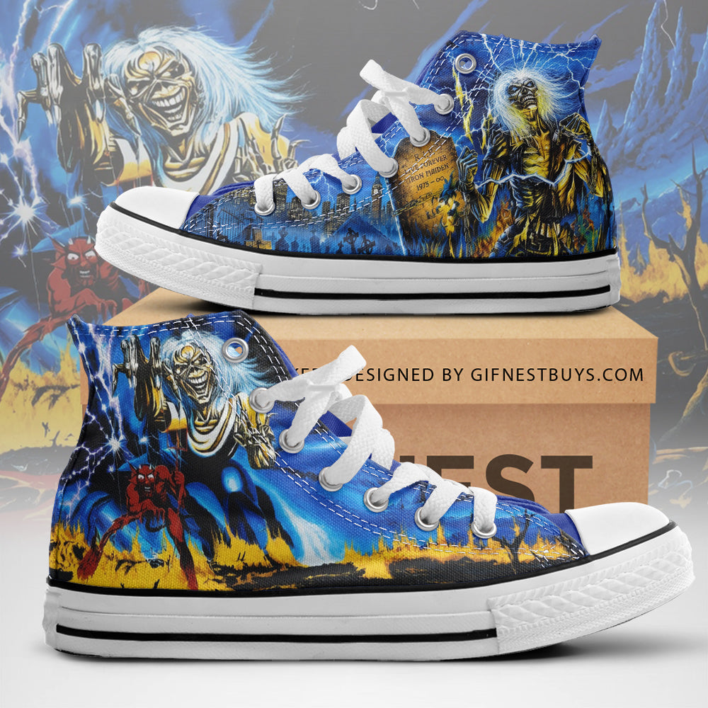 Iron Maiden High Top Canvas Shoes – TMTHU7647