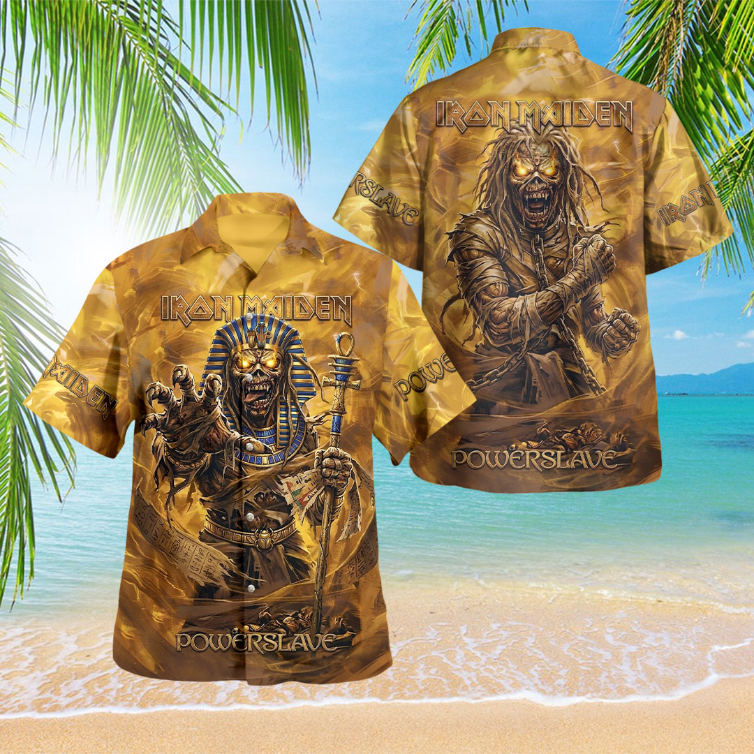 Iron Maiden 3D Hawaiian Apparel – TMTHU7803