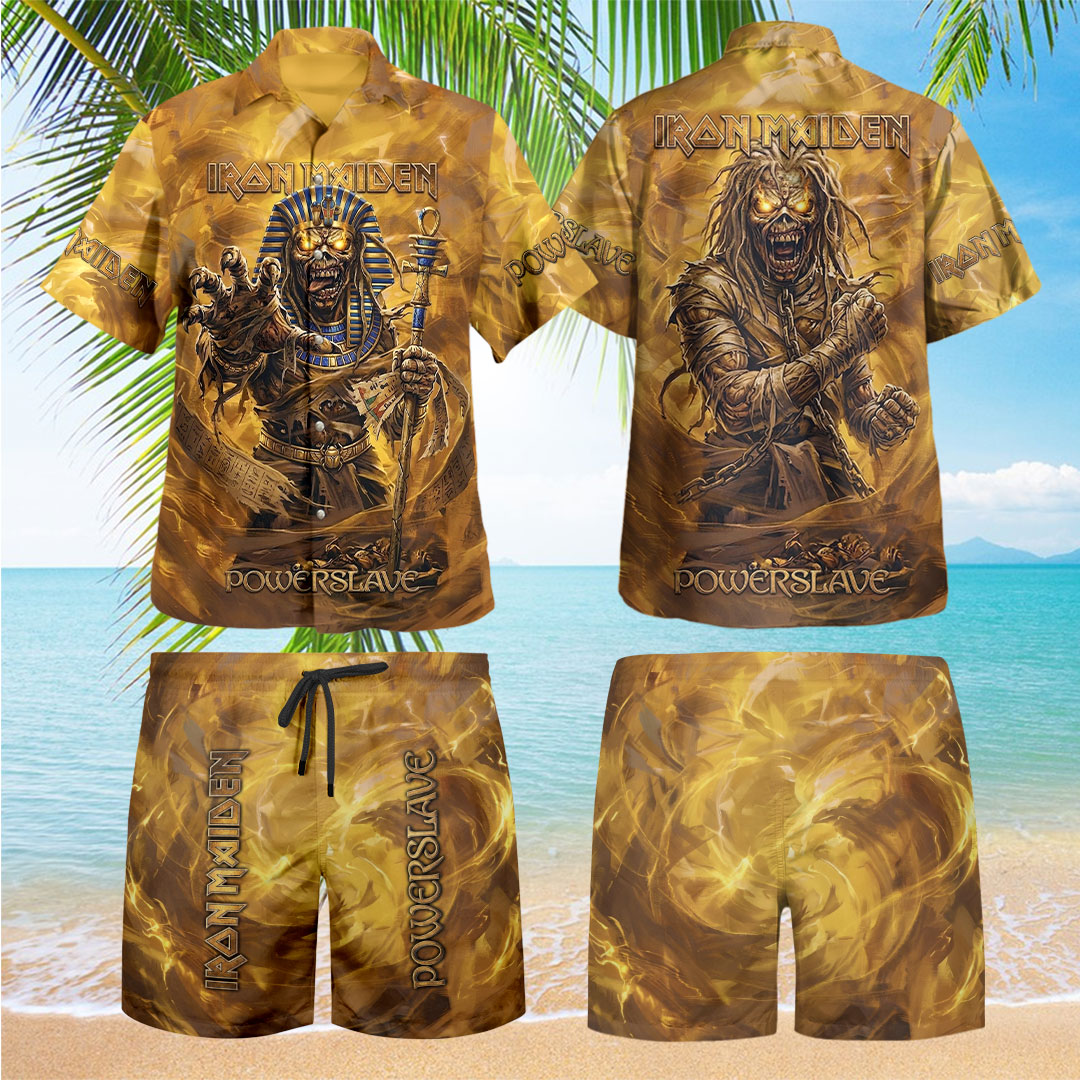 Iron Maiden 3D Hawaiian Apparel – TMTHU7803
