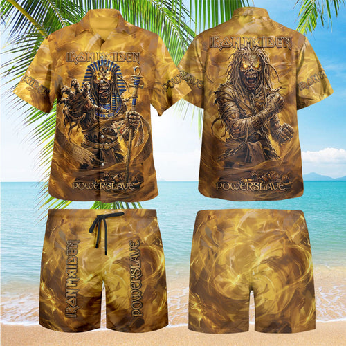 Iron Maiden 3D Hawaiian Apparel – TMTHU7803