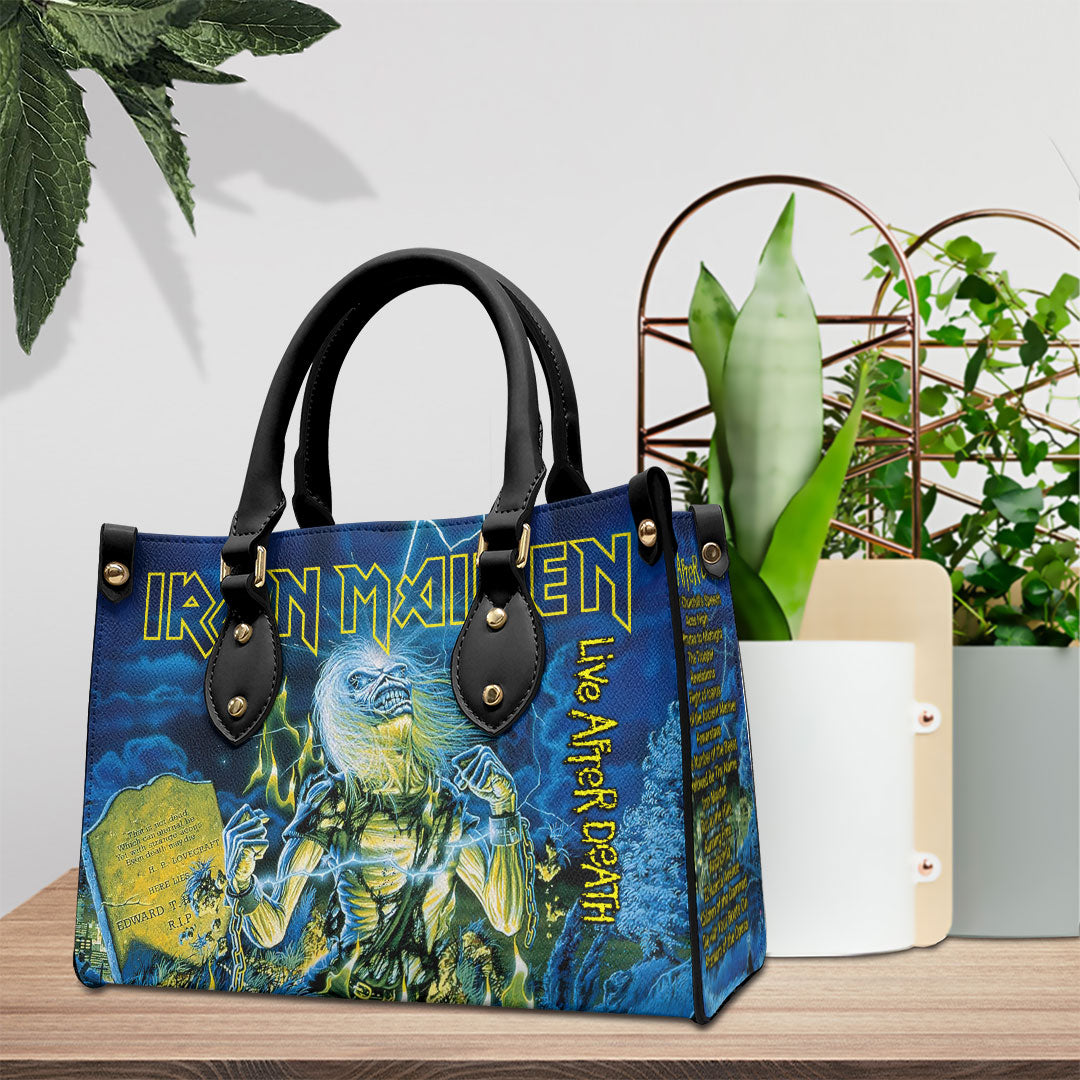 Iron Maiden Leather HandBag – HOATT 11373