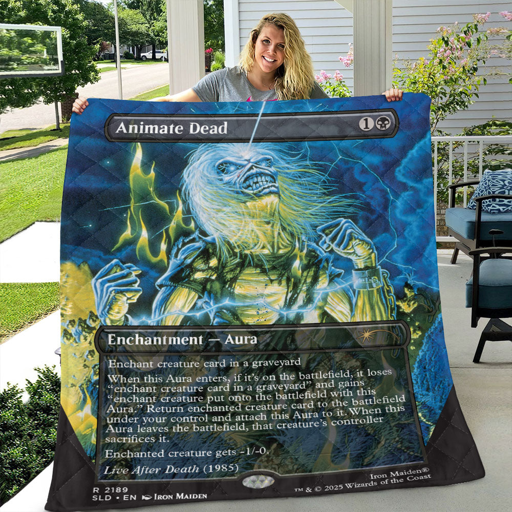 Iron Maiden Quilt Blanket – TANTN22914