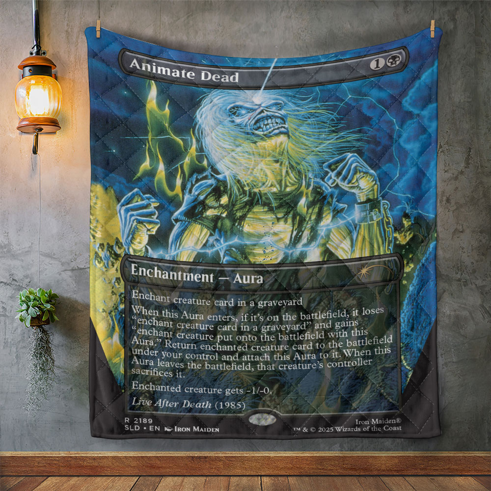 Iron Maiden Quilt Blanket – TANTN22914
