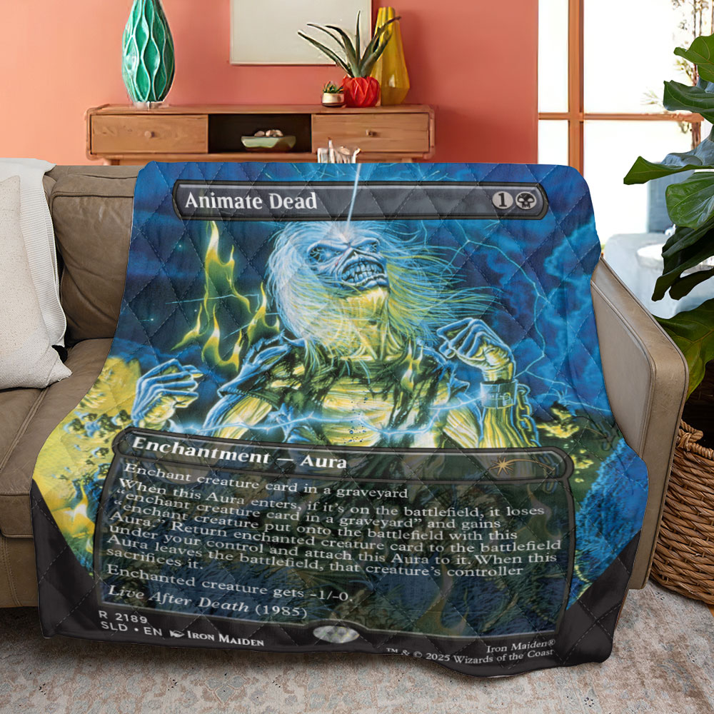 Iron Maiden Quilt Blanket – TANTN22914