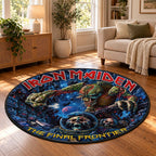 Iron Maiden Round Quilt Rug – HOATT26717