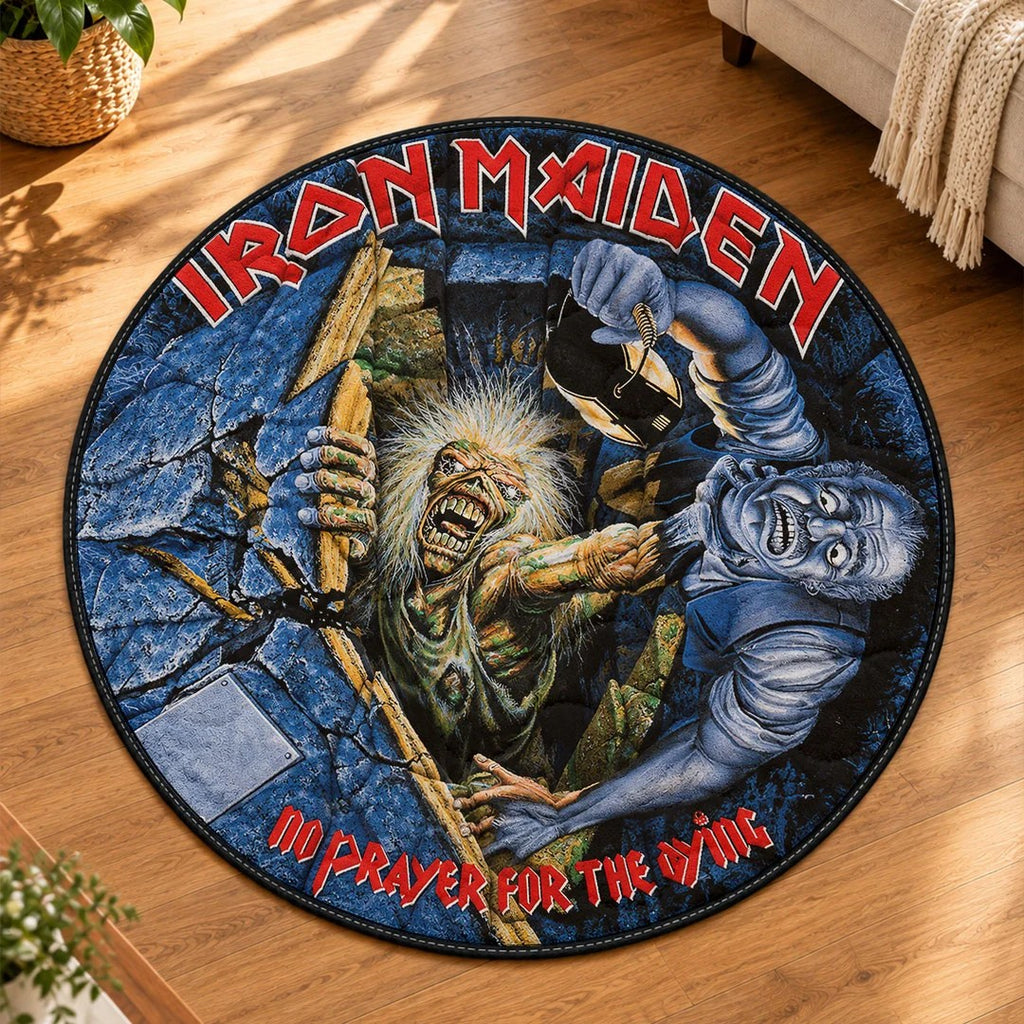 Iron Maiden Round Quilt Rug – HOATT26718