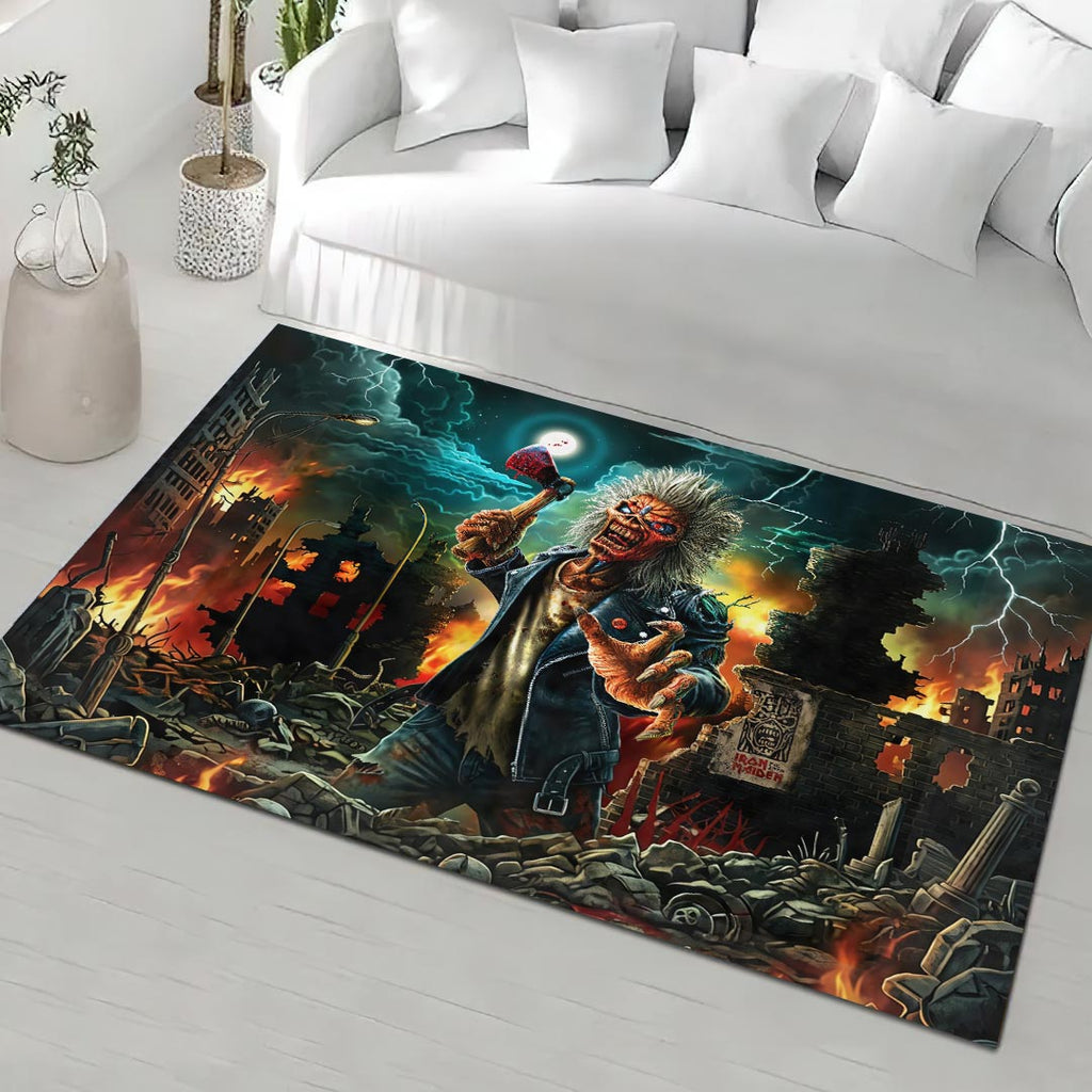 Iron Maiden Rectangular Rug – HOATT19556