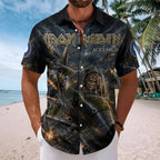 Iron Maiden Short Sleeve Button-Down Shirt – TMTHU10252