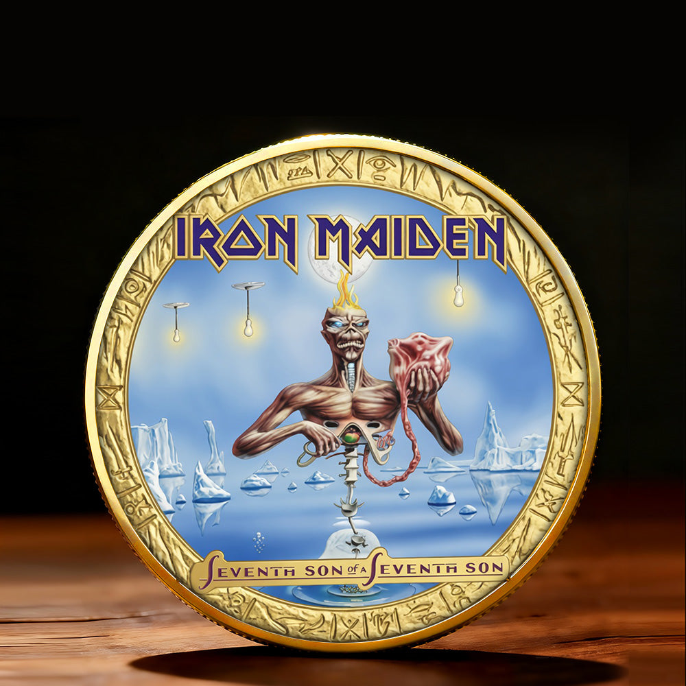 Iron Maiden Seventh Son of a Seventh Son 38th Anniversary Commemorative Coin – TMTHU5214
