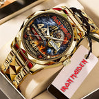 Iron Maiden The Number Of The Beast 44th Anniversary Alloy Luxury Quartz Watch – TMTHU4933