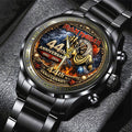 Iron Maiden The Number Of The Beast 44th Anniversary Black Stainless Steel Watch – TMTHU4934