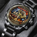 Iron Maiden The Number Of The Beast 44th Anniversary Black Stainless Steel Watch – TMTHU4934