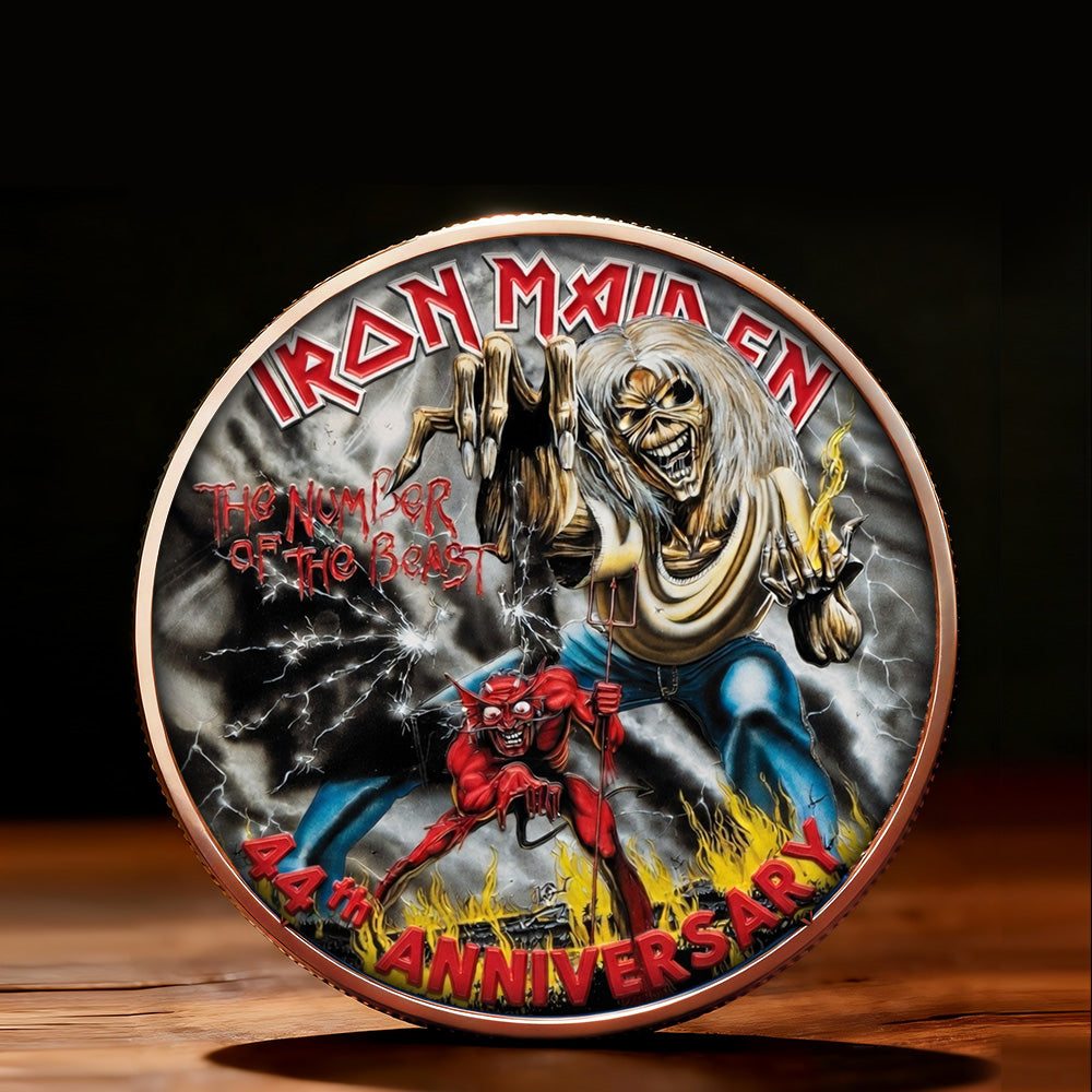 Iron Maiden: The Number Of The Beast 44th Anniversary Commemorative Coin – TMTHU4469