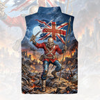 Iron Maiden The Trooper 3D Sleeveless Down Jacket – HOATT26886