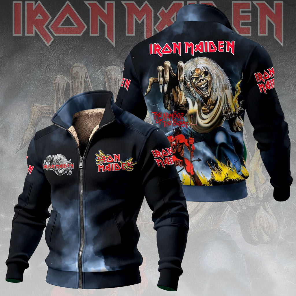 Iron Maiden Thick Knit Fleece Jacket – HOATT15167