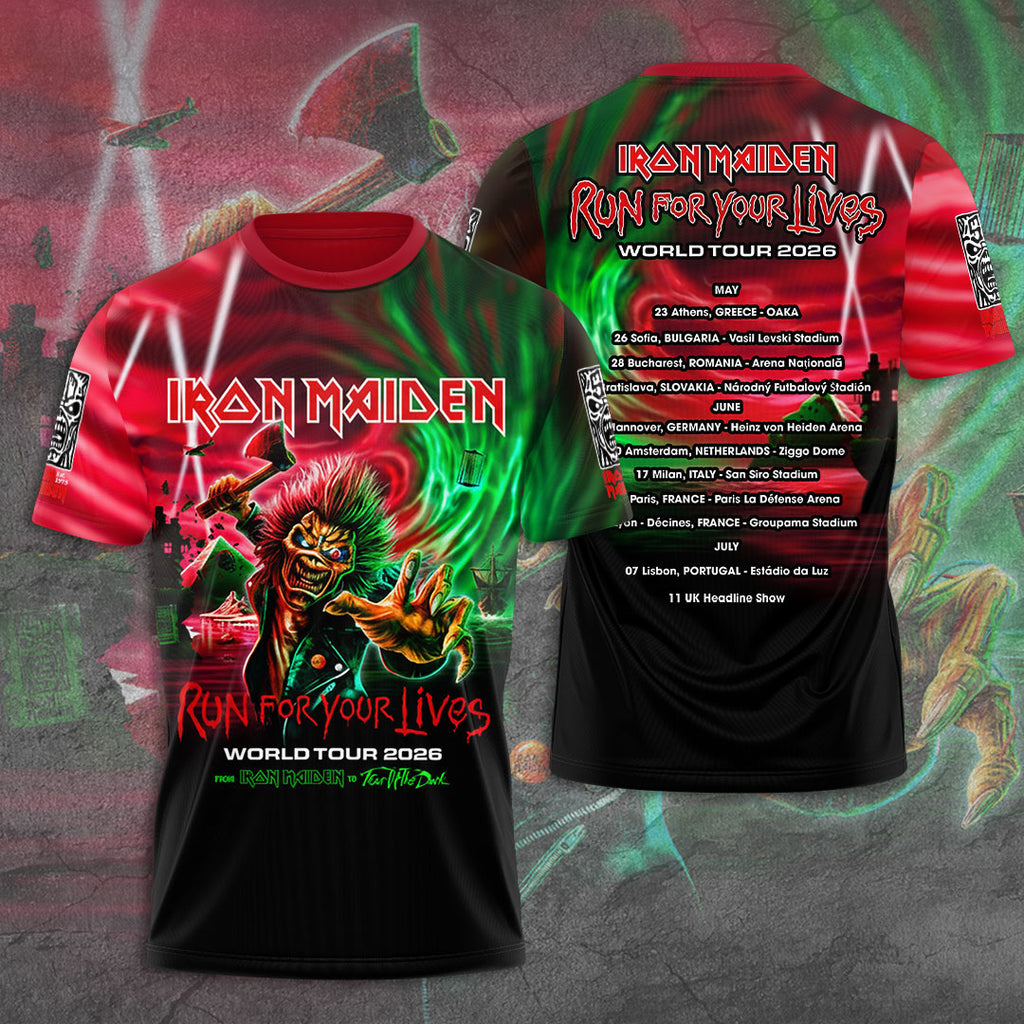 Iron Maiden Tour 2026 3D Apparel – TANTN16473