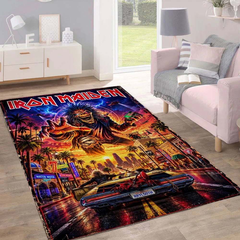 Iron Maiden Tour 2026 Rectangular Rug – TANTN25911