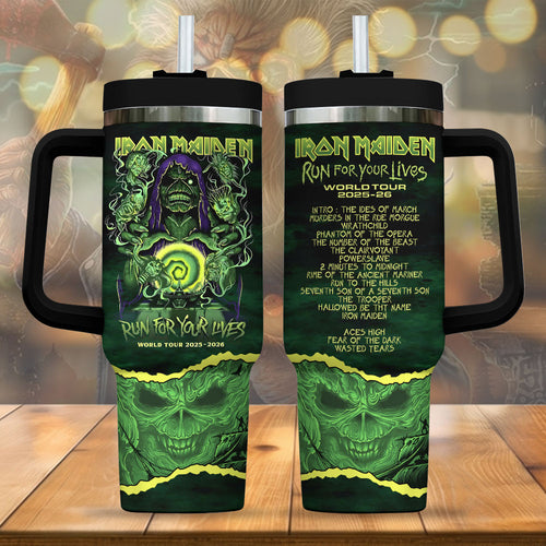 Iron Maiden World Tour 2025-2026 40oz Tumbler – GNENEW629