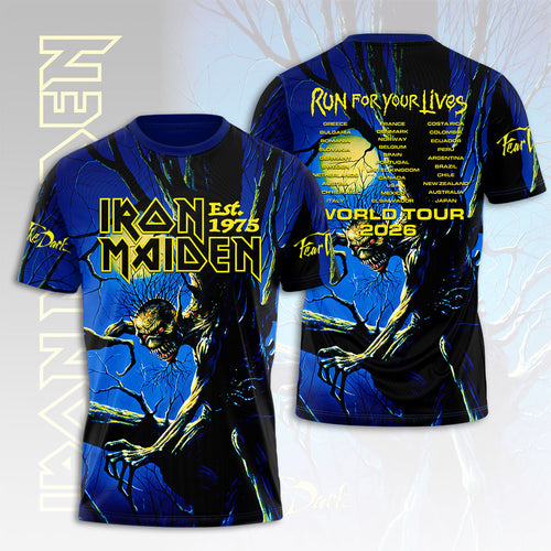 Iron Maiden World Tour 2026 3D Apparel – HOATT18217
