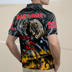 Iron Maiden Zip Polo Shirt – HOAT20286