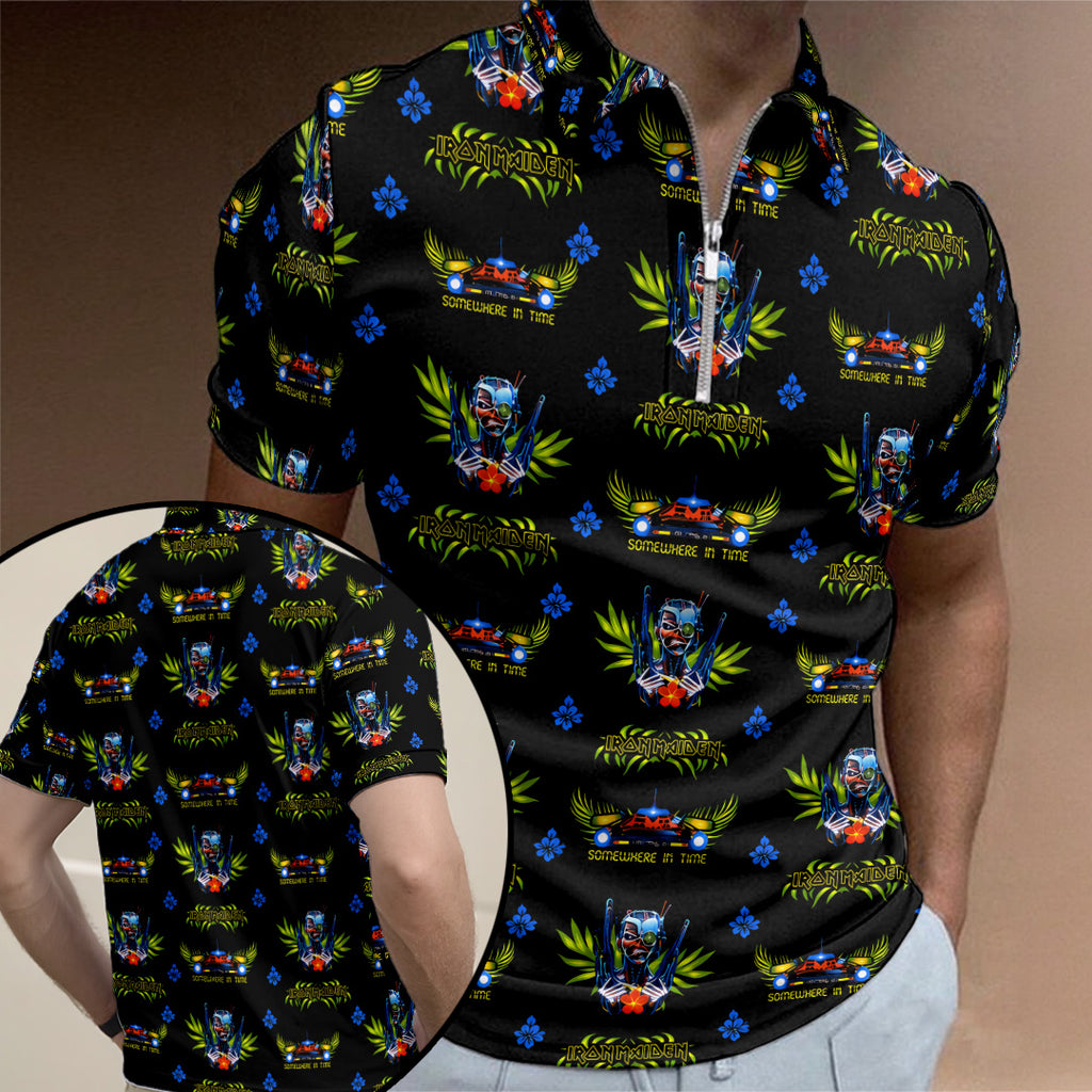Iron Maiden Zip Polo Shirt – TANTN24630