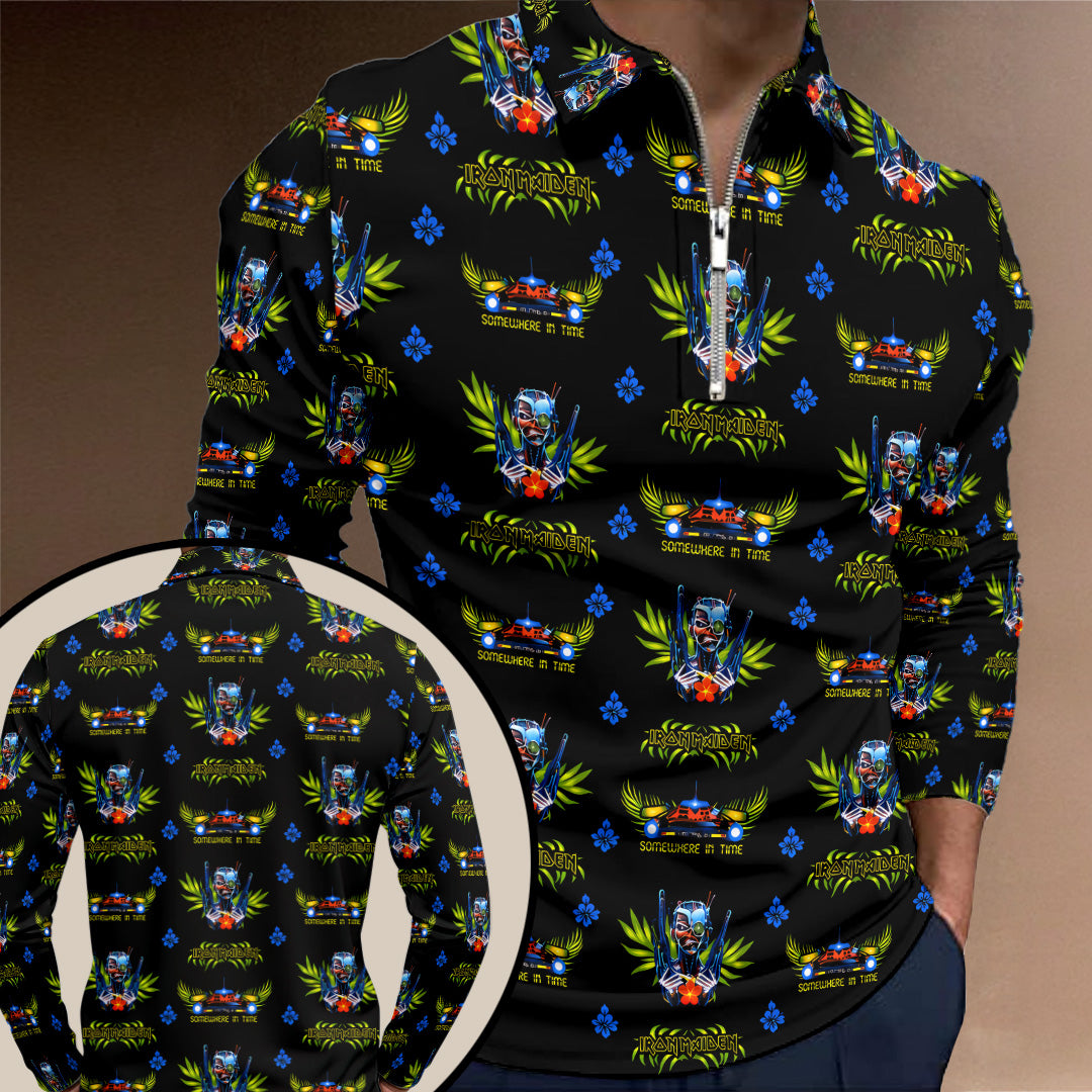 Iron Maiden Zip Polo Shirt – TANTN24630