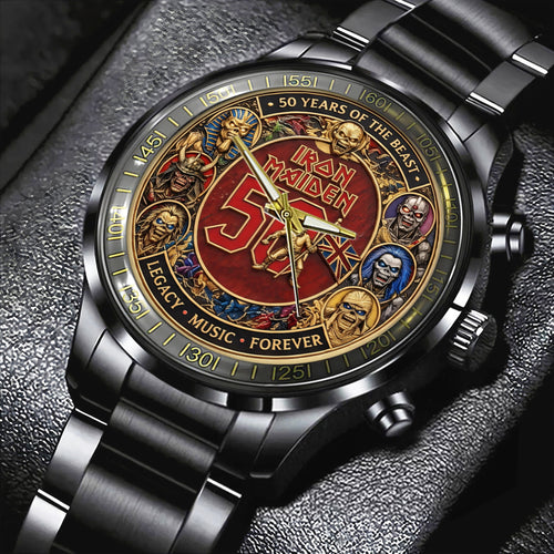 Iron Maiden Black Stainless Steel Watch – TMTHU7284