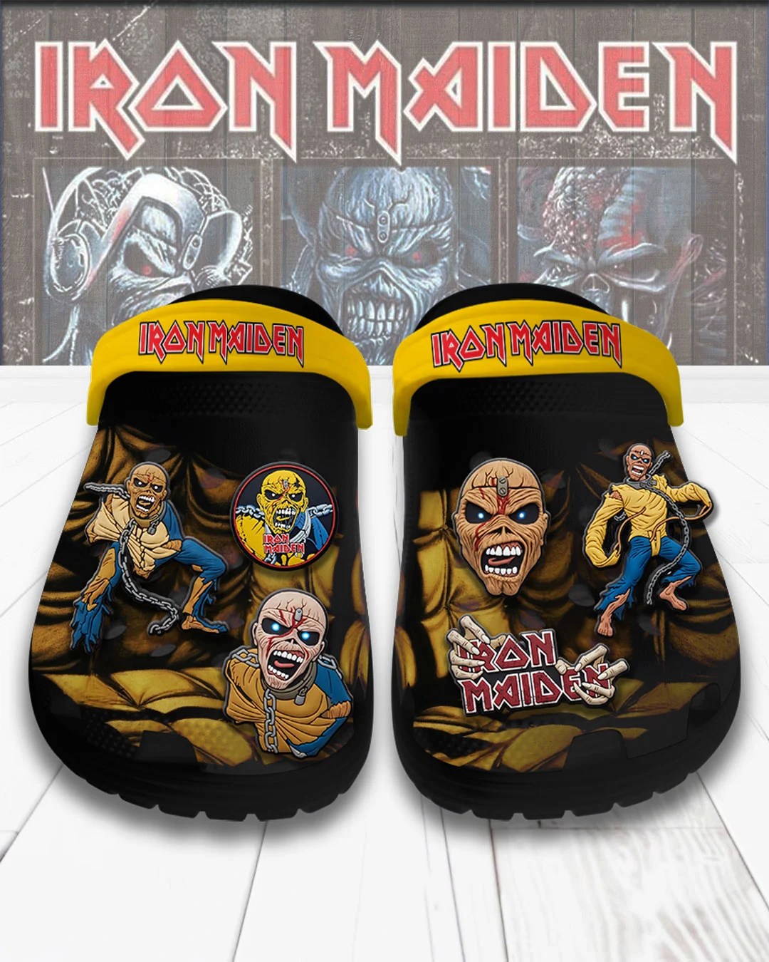 Iron Maiden Custom Clogs – TMTHU8567