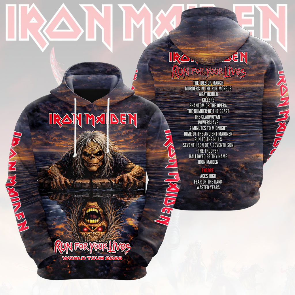 Iron Maiden 2026 World Tour 3D Apparel – HOATT16462