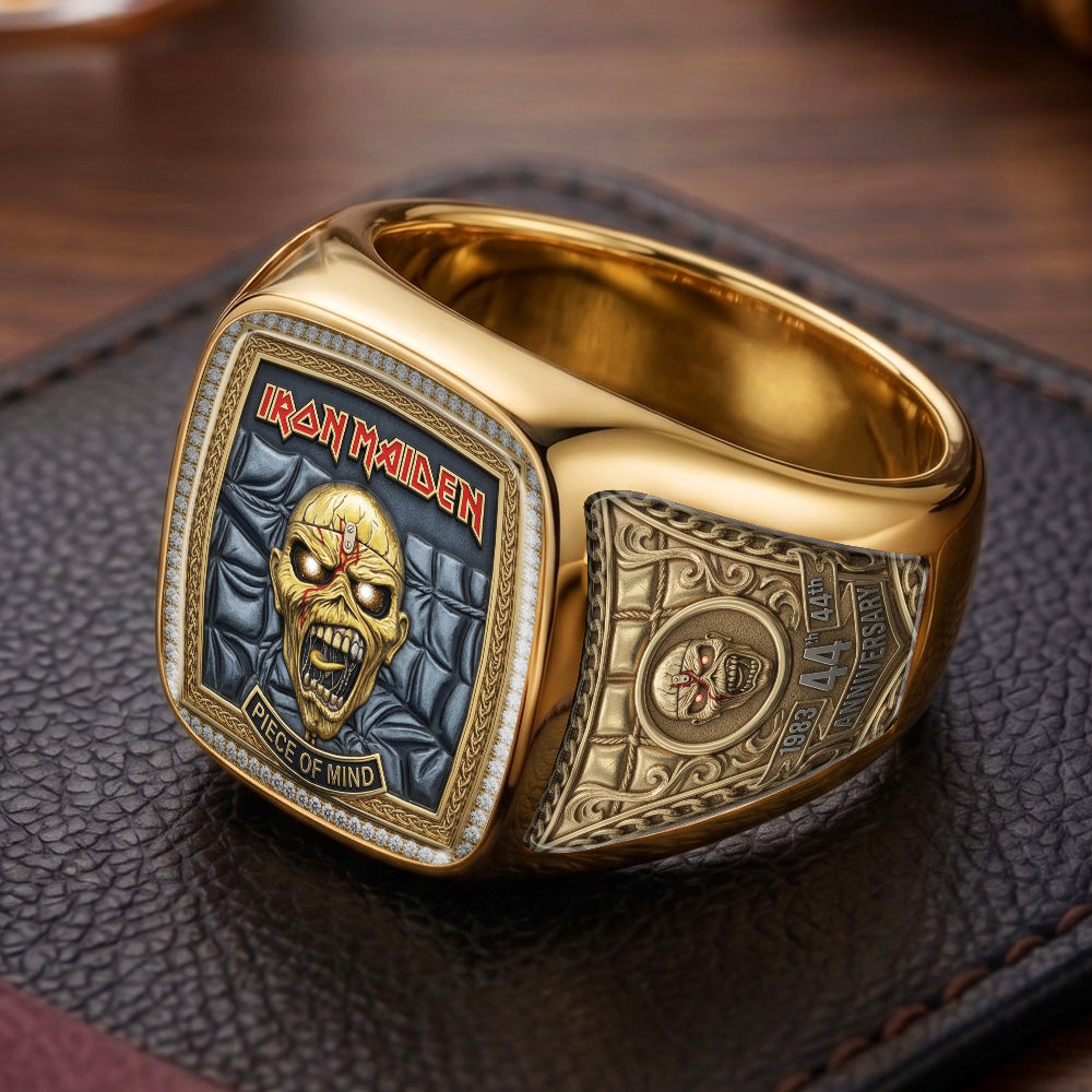 Iron Maiden 3D Engraved Ring – TMTHU7383