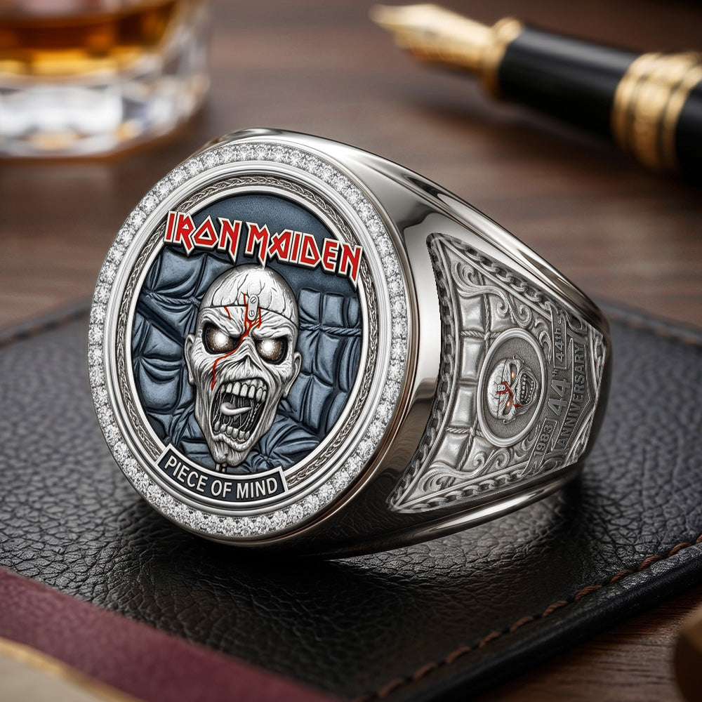 Iron Maiden 3D Engraved Ring – TMTHU7383