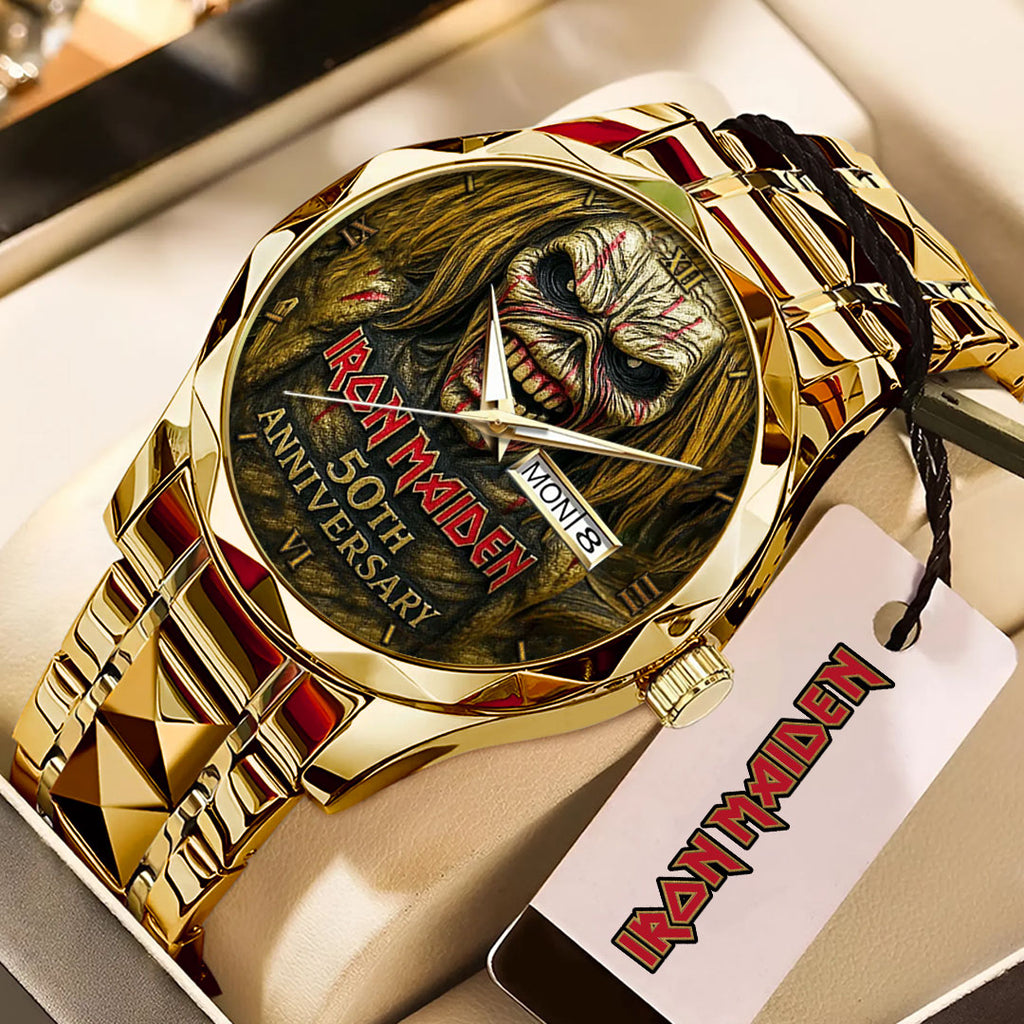 Iron Maiden Alloy Luxury Quartz Watch – GNE NEW537