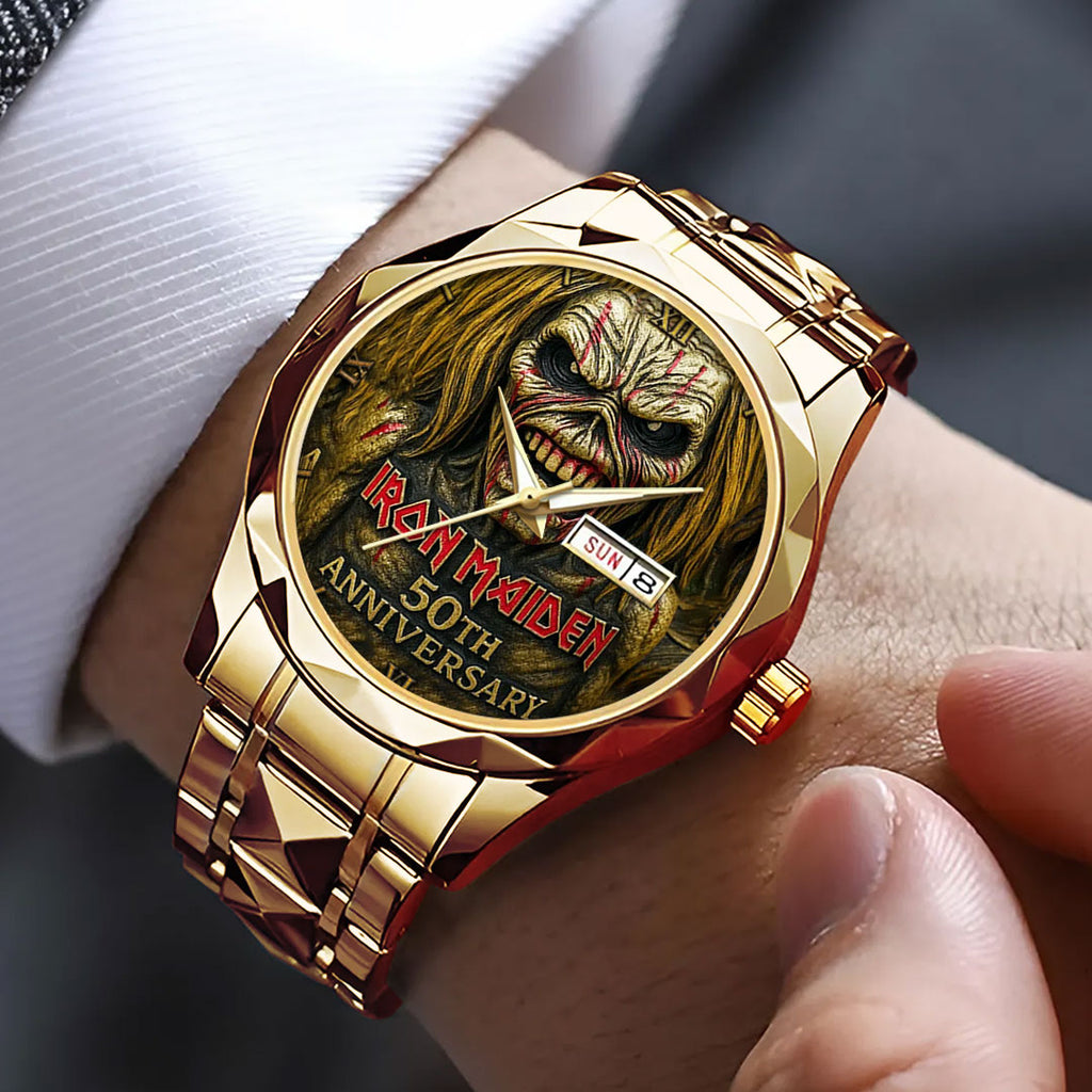 Iron Maiden Alloy Luxury Quartz Watch – GNE NEW537