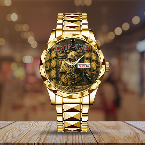 Iron Maiden Alloy Luxury Quartz Watch – GNE NEW538