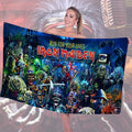 Iron Maiden Rectangle Beach Towel – TMTHU4038
