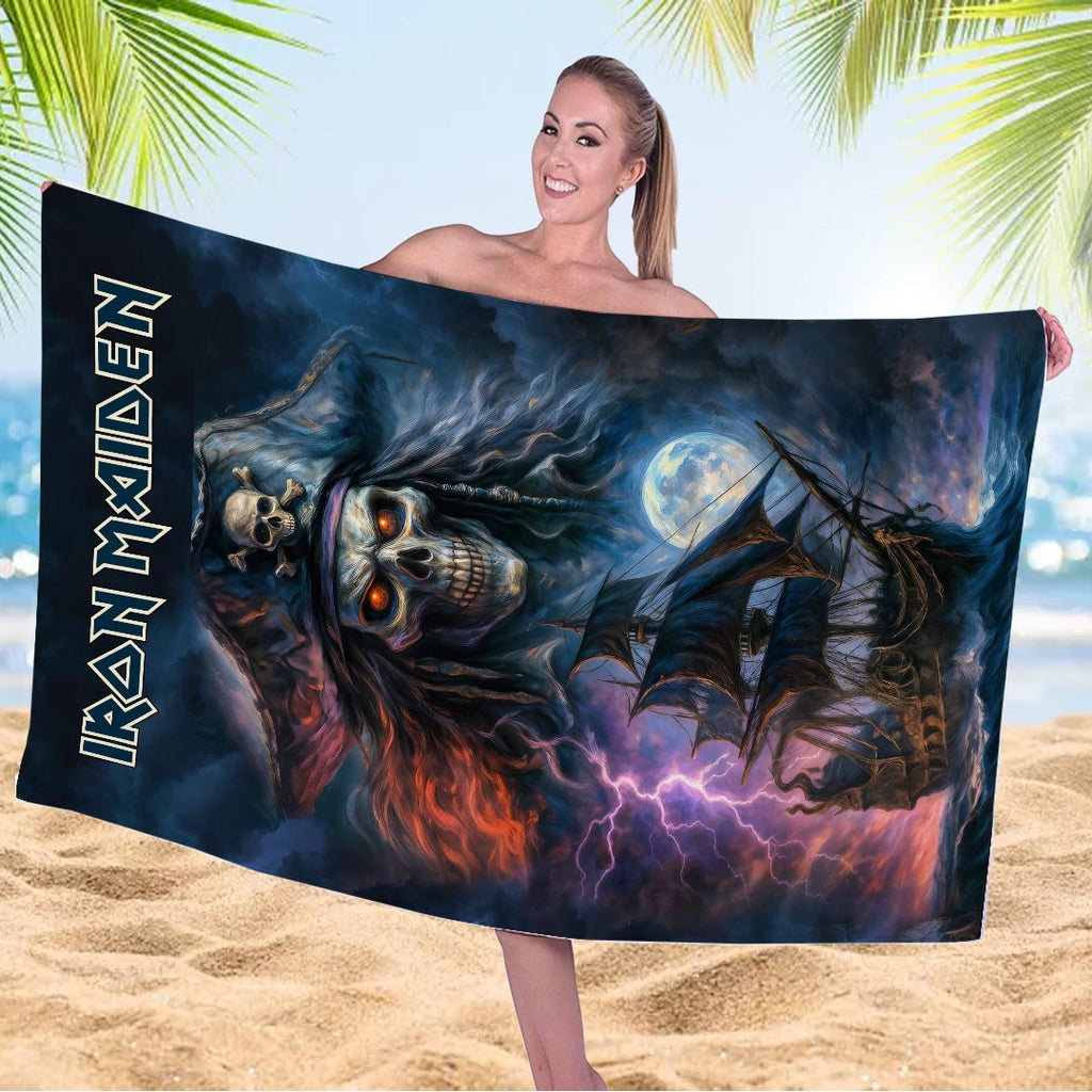 Iron Maiden Rectangle Beach Towel – HOATT20057