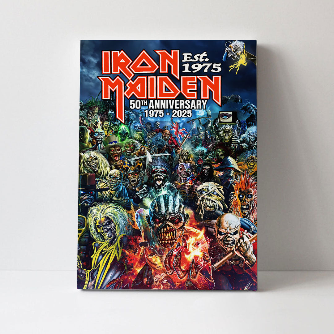 Iron Maiden Rectangle Canvas With Inner Frame – GNENEW798