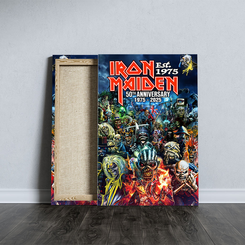Iron Maiden Rectangle Canvas With Inner Frame – GNENEW798