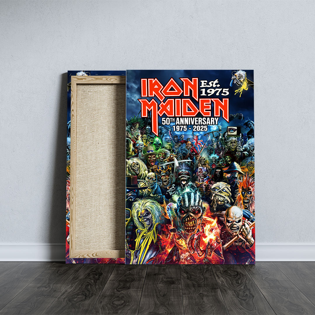 Iron Maiden Rectangle Canvas With Inner Frame – GNENEW798