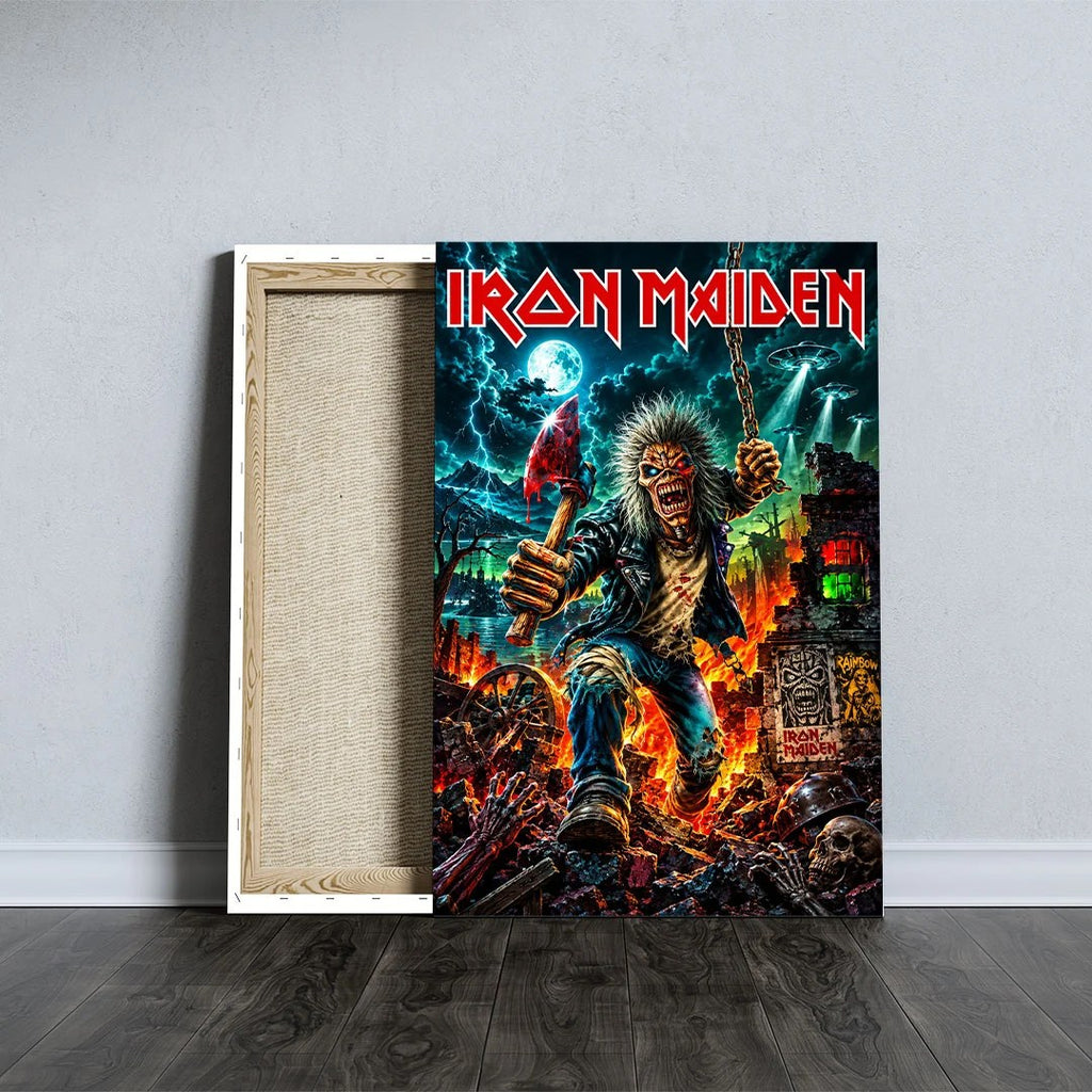 Iron Maiden Rectangle Canvas With Inner Frame – TANTN26072
