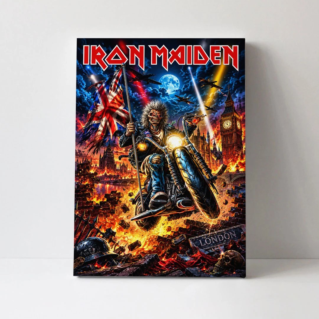Iron Maiden Rectangle Canvas With Inner Frame – TANTN26073