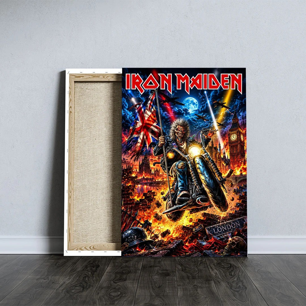 Iron Maiden Rectangle Canvas With Inner Frame – TANTN26073