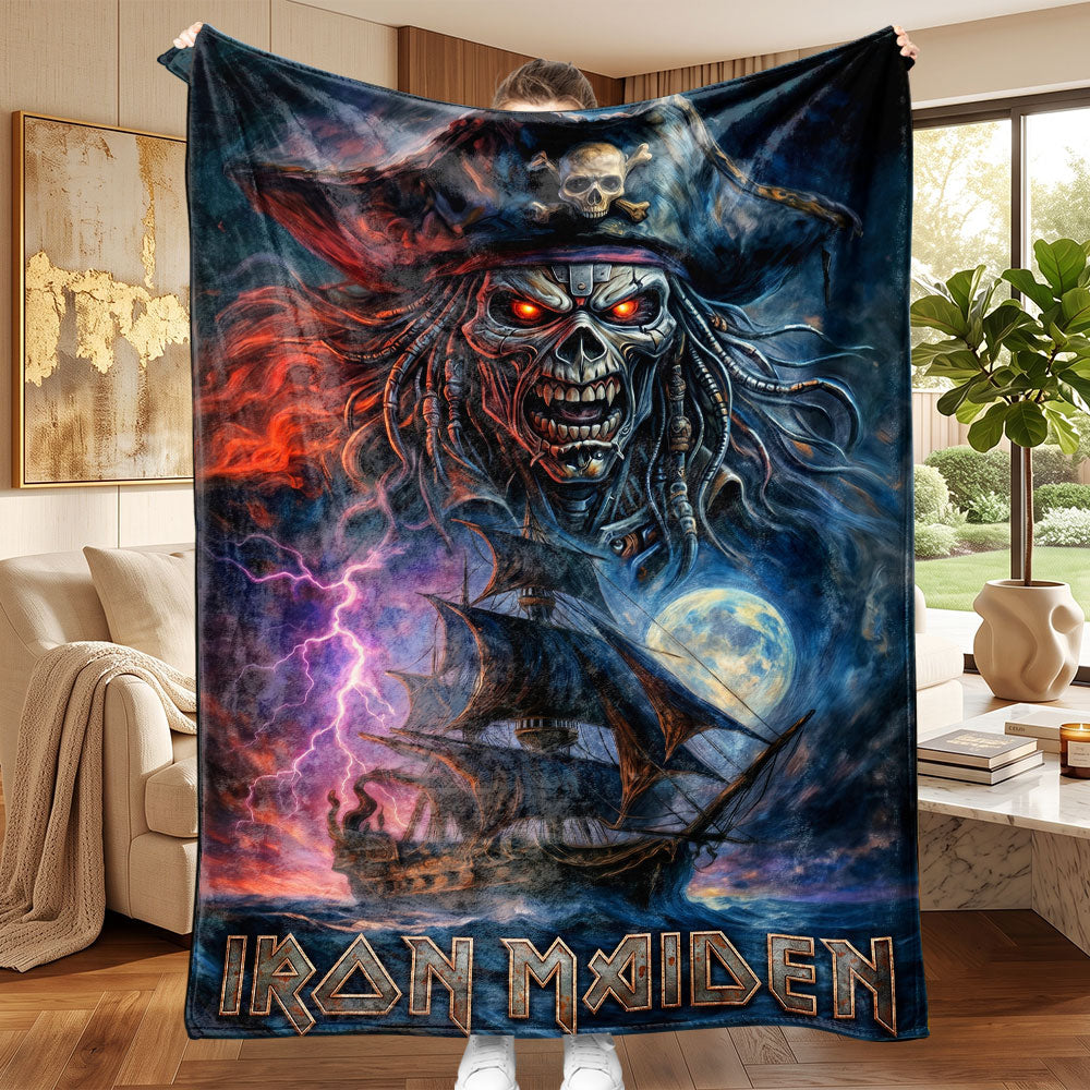 Iron Maiden Fleece Blanket – TMTHU7913